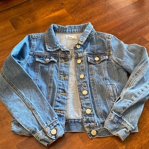 Cropped denim jacket